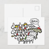 Bah Humbug Briefkaart (Voorkant / Achterkant)