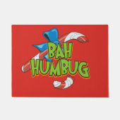 Bah Humbug Broken kerstsnoepriet Deurmat (Voorkant)