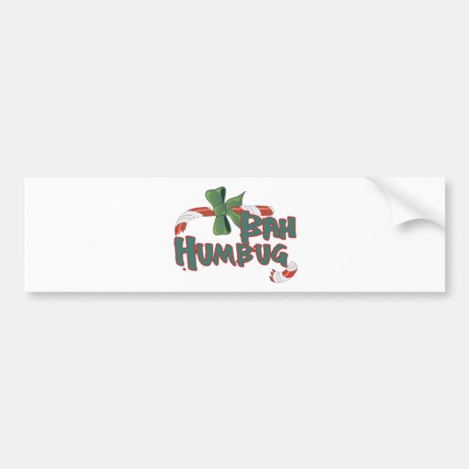 Bah Humbug! Bumpersticker (Voorkant)