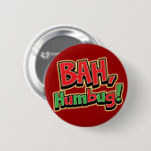 Bah Humbug Button (Voorkant /achterkant)