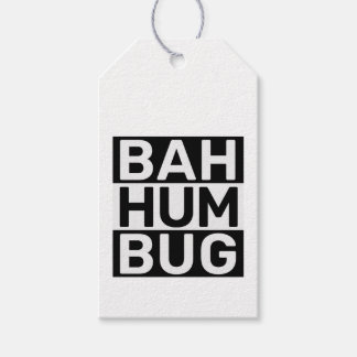 Bah Humbug Cadeaulabel