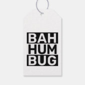 Bah Humbug Cadeaulabel (Achterkant)