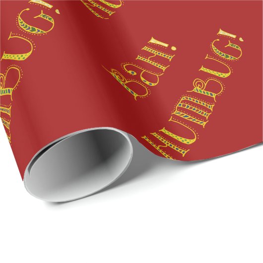 Bah Humbug Cadeaupapier (Rol Hoek)