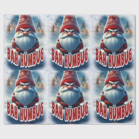 BAH HUMBUG CADEAUPAPIER (Vlak)
