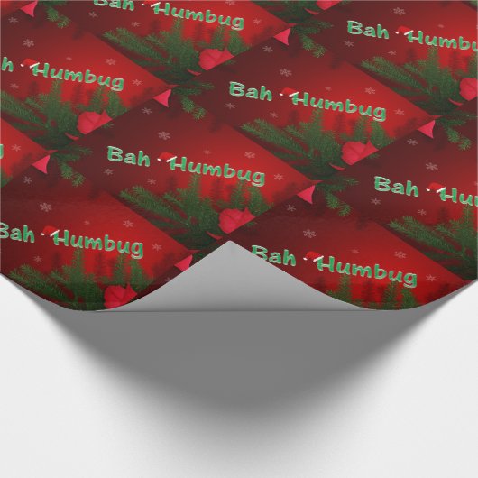 Bah Humbug Cadeaupapier (Hoek)