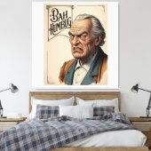 Bah Humbug! Canvas Afdruk (Insitu (Slaapkamer))
