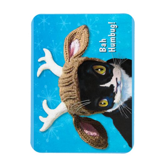 Bah Humbug Cat Magneet (Verticaal)