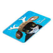 Bah Humbug Cat Magneet (Linkerzijde)