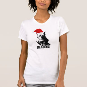 Bah Humbug! Christmas Cat T-shirt