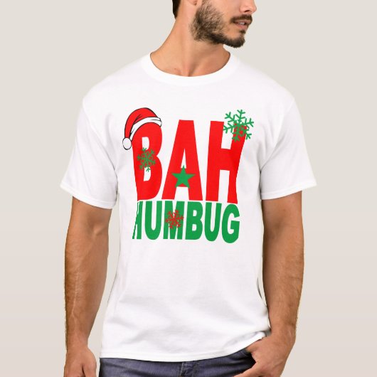 BAH HUMBUG CHRISTMAS.png T-shirt (Voorkant)