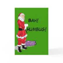 Bah! Humbug! De kaart van de kerstman
