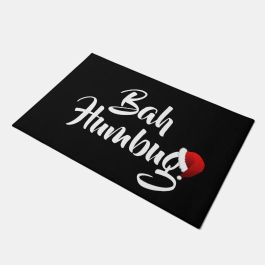 Bah Humbug Deurmat (Schuin)