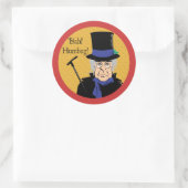 Bah! Humbug! Ebenezer Scrooge Ronde Sticker (Tas)