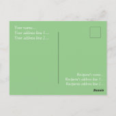 "Bah. Humbug. En dat alles..." boom met cadeaus Briefkaart (Achterkant)