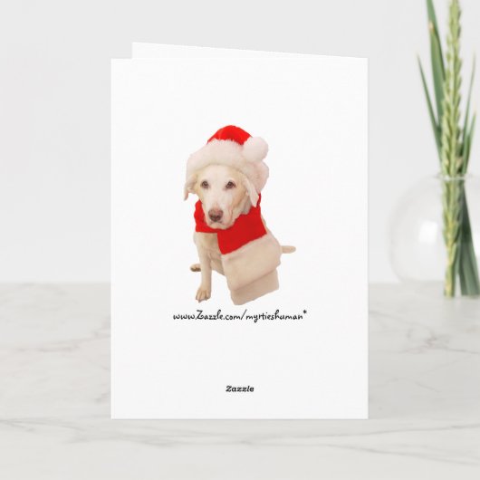 Bah!  Humbug! Feestdagen Kaart (Achterkant)