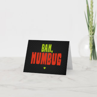 Bah Humbug Feestdagen Kaart