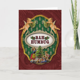 Bah Humbug Feestdagen Kaart