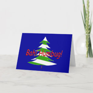 Bah! Humbug! Feestdagen Kaart