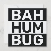 Bah humbug feestdagenkaart (Voorkant)