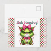 Bah Humbug  Feestdagenkaart (Voorkant / Achterkant)