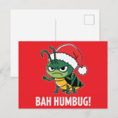 Bah Humbug Feestdagenkaart (Voorkant / Achterkant)