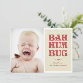 Bah Humbug-fotokaarten Kaart (Staand voorkant)