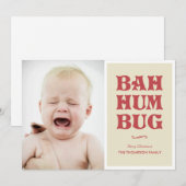 Bah Humbug-fotokaarten Kaart (Voorkant / Achterkant)