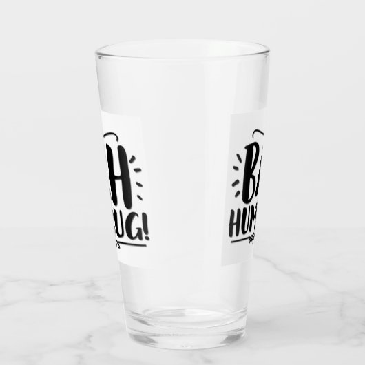 ***BAH HUMBUG FUNNY CHRISTMAS GLASS** GLAS (Rechts)