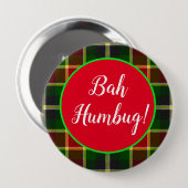 Bah Humbug Funny Kerstspeldenspel Ronde Button 4,0 Cm (Voorkant /achterkant)