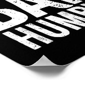 Bah Humbug. Funny Sarcastic Anti Christmas Holiday Poster (Hoek)