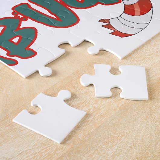 Bah Humbug, gebroken snoepriet Legpuzzel (Zijkant)