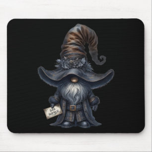Bah Humbug Gnome in Dark Santa Outfit Grappig Anti Muismat