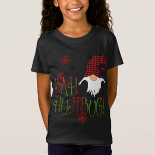 Bah Humbug Gnome Red Pset Grumpy Holiday Christma T-shirt