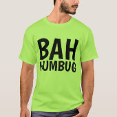 BAH HUMBUG Grappige Kerst T-shirts (Voorkant)