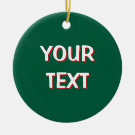 Bah Humbug Grappige Sarcastische Chagrijnige Kerst Keramisch Ornament