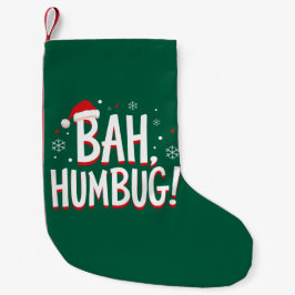 Bah Humbug Grappige Sarcastische Chagrijnige Kerst Kleine Kerstsok
