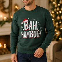 Bah Humbug Grappige Sarcastische Chagrijnige Kerst