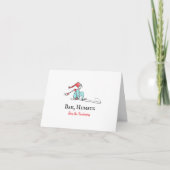 Bah Humbug Grappige Victoriaanse Scrooge Kerstmis Feestdagen Kaart (Voorkant)