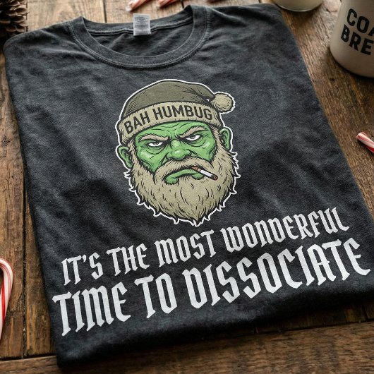 Bah Humbug Grinch Style Christmas T-Shirt, Funny  T-shirt