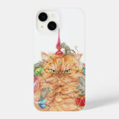 Bah Humbug Hate Kerstmis met bruinkattenbrood vers iPhone Hoesje (Achterkant)