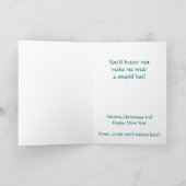 Bah! Humbug! - Het Wenskaart van de Vakantie van Feestdagen Kaart (Binnen)