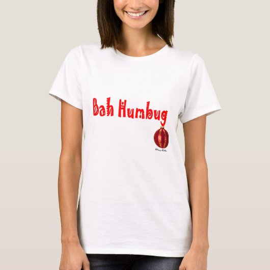 Bah Humbug Holiday T-shirt (Voorkant)