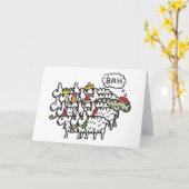 Bah Humbug Kaart (Gele Bloem)