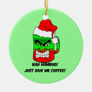 Bah humbug! keramisch ornament
