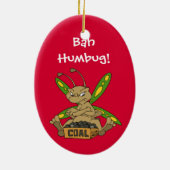 Bah Humbug! Keramisch Ornament (Achterkant)