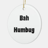 Bah Humbug Keramisch Ornament (Links)