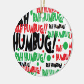 Bah Humbug Keramisch Ornament (Links)