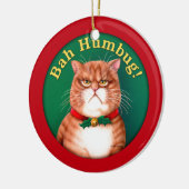 Bah Humbug Keramisch Ornament (Links)