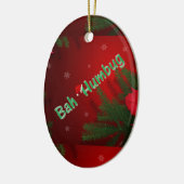 Bah Humbug Keramisch Ornament (Links)