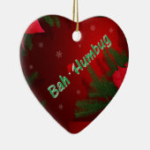 Bah Humbug Keramisch Ornament (Rechts)